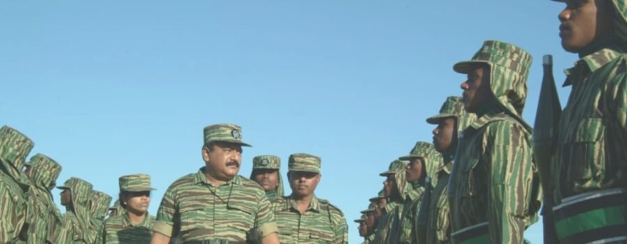 Pirabakaran_Inspecting_LTTE_RPG_Force